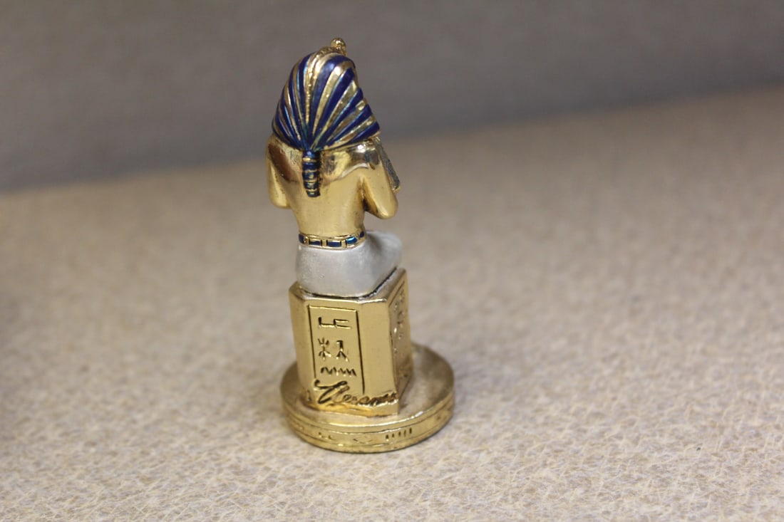 Solid Brass Egyptian Figurine - 3