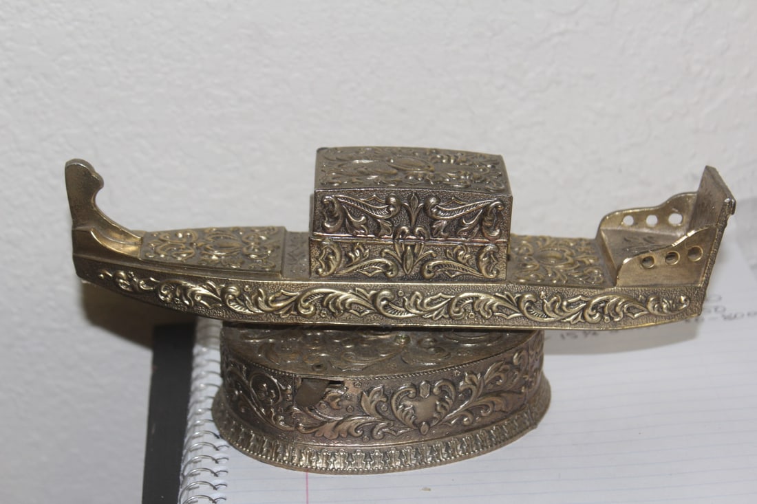 Ornate Brass Music Box (1 of 6)