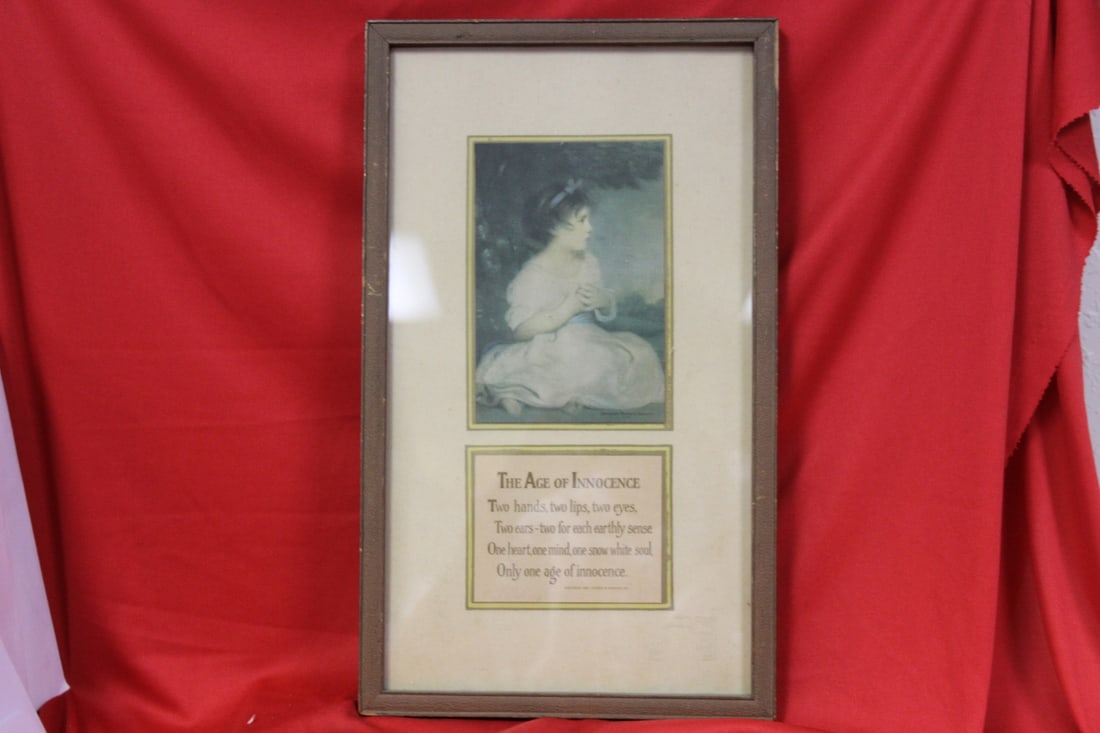 A Morris and Bendien Print or Motto: Copyright 1921 - overal= 15" x 9"