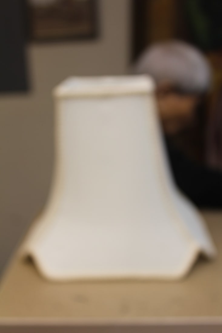 Lamp Shade: nice lace work - 11 1/8" tall