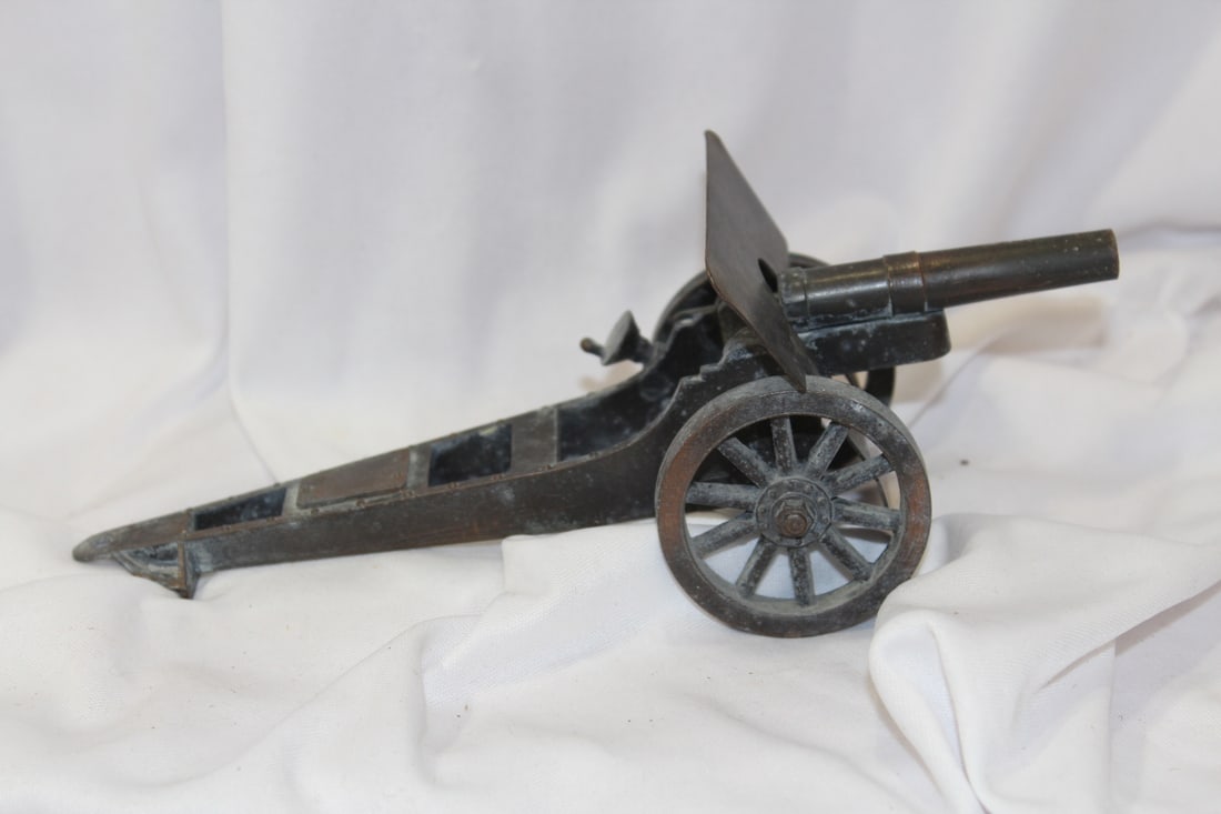 A Vintage Metal Cannon: 8 1/4" long