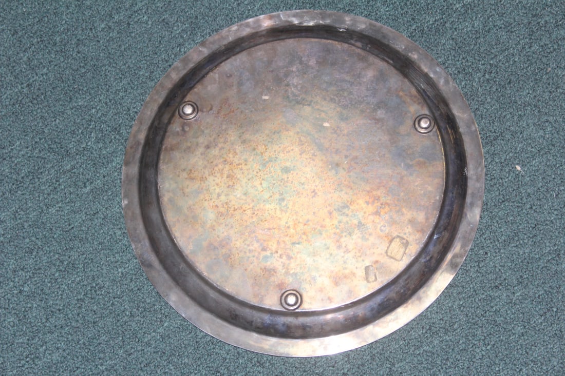 Footed Silverplate Tray - 4