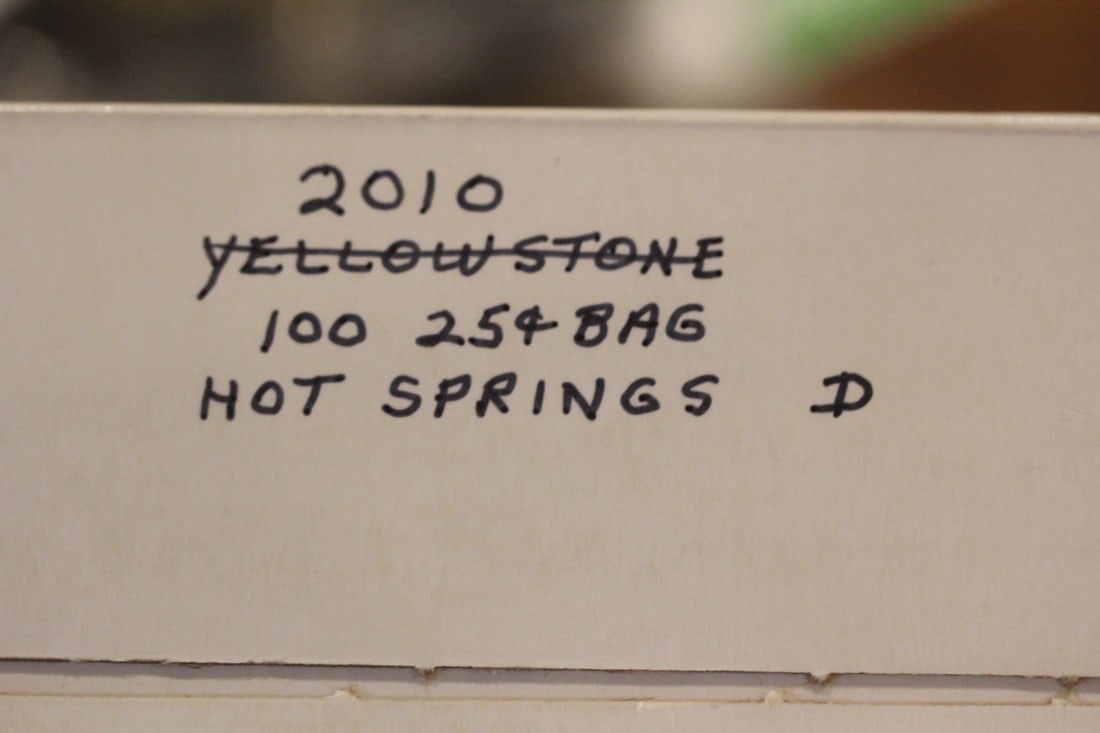 2010 $25.00 Bag: total 100 quarters - still sealed