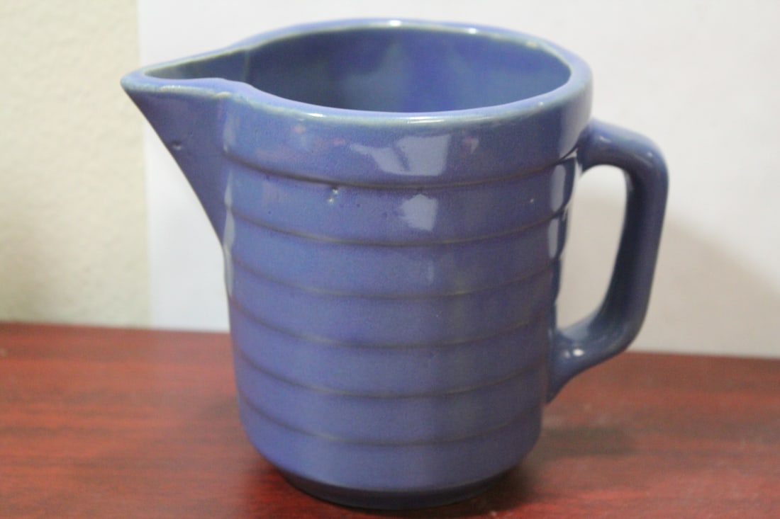 A Pottery Pitcher: 5 1/4" tall