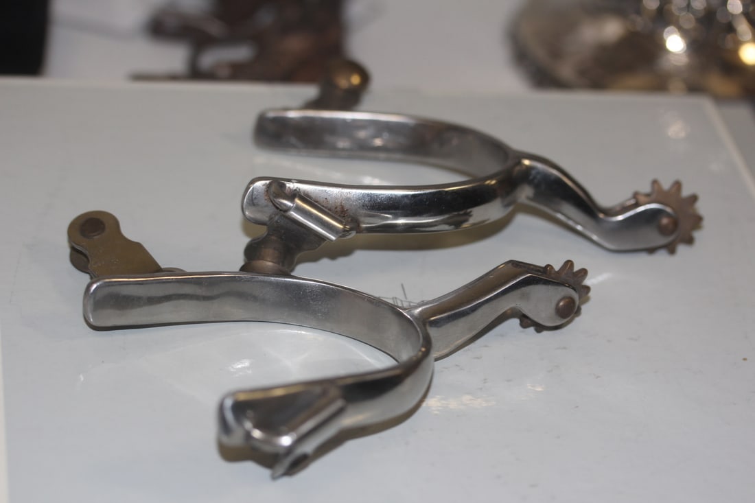 A Pair of Antique Spurs: as shown