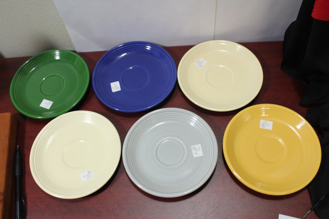 Lot Of 6 Fiesta Saucers (1 of 11)