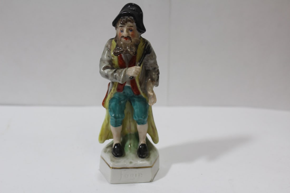 A Vintage Dresden Figurine: 5 inches tall