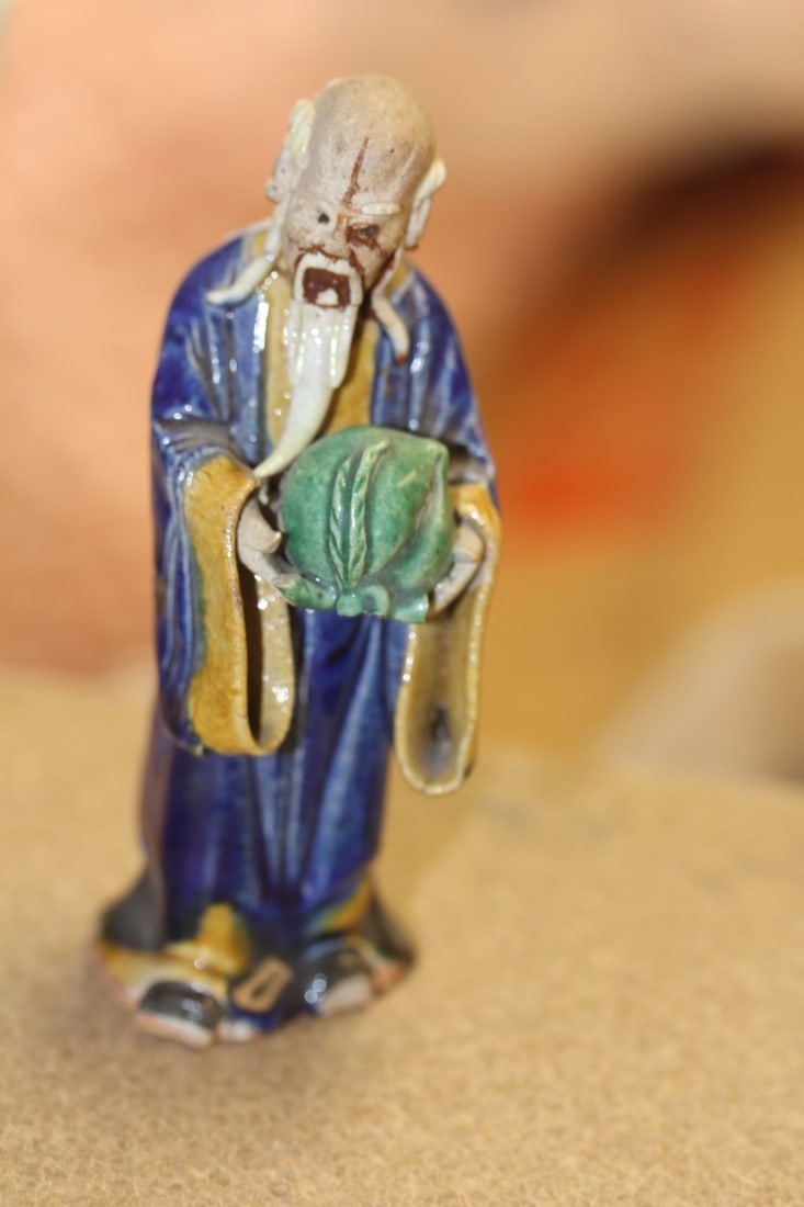 Chinese Mudman: marked China - republic period - 4 1/2" tall