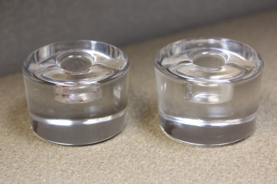 Pair of Signed Candle Holders (1 of 5)