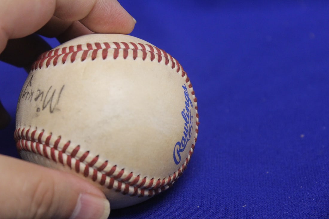 Signed Michkey Fuqua Baseball - 3