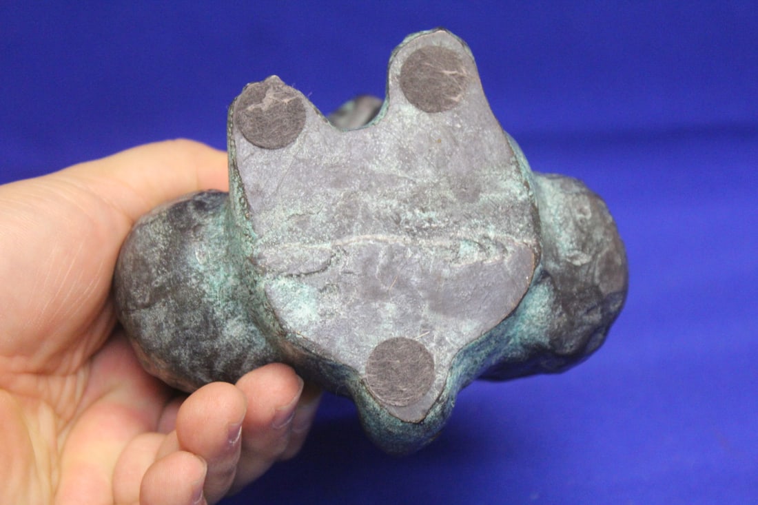 Bronze Rabbit Planter - 6
