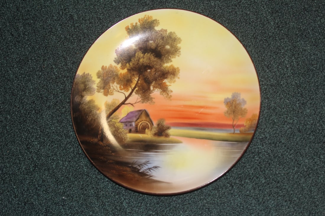 Noritake Scenic Plate: 10" in diameter