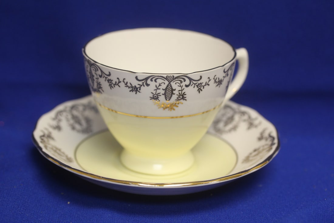 English Bone Chine Royal Vale Cup and Saucer: saucer= 5 5/8" in diameter