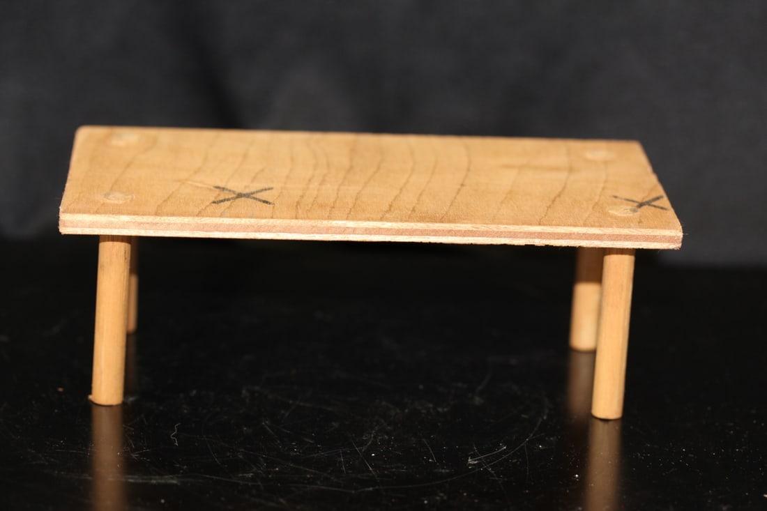 A Homemade Stand: 3" x 6"
