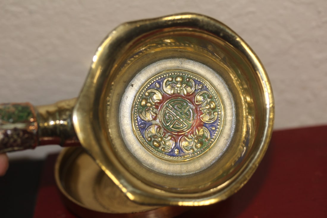 Chinese Enamel on Copper Iron - 2