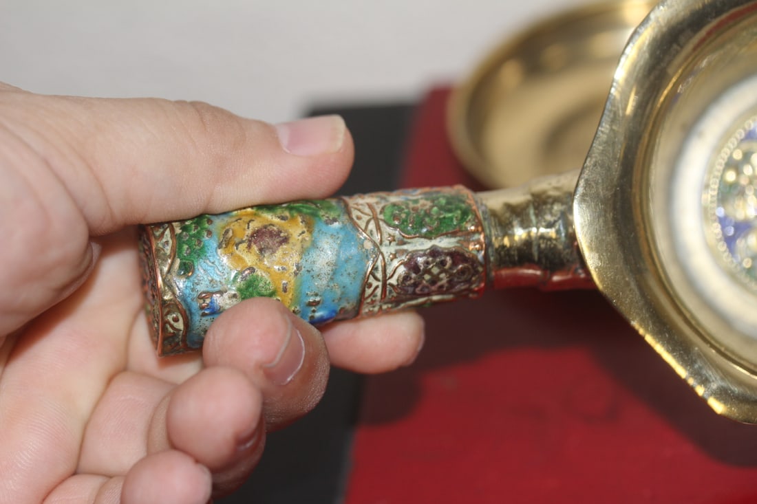Chinese Enamel on Copper Iron - 3