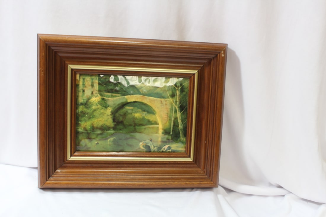 A Framed Print: overall= 11" x 9"