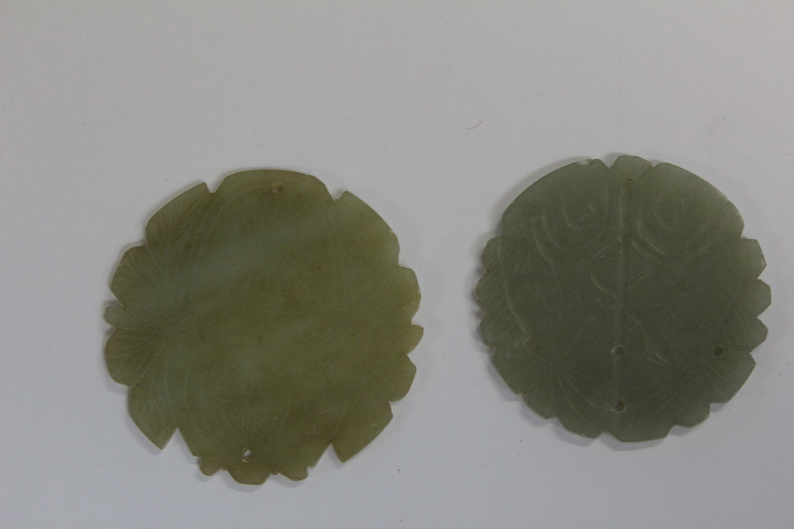 Two Carved Jade Discs (1 of 7)