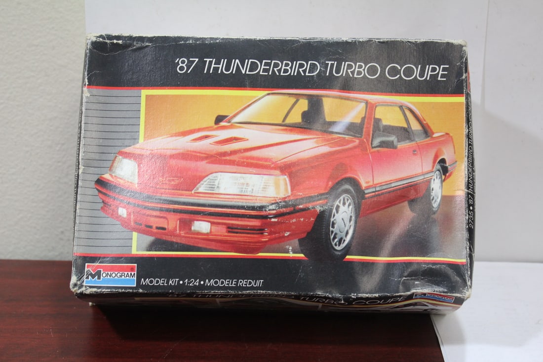 A Monogram '87 Thunderbird Turbo Coupe Car Kit: as shown on photos