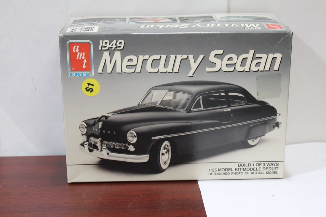 An AMT 1949 Mercury Sedan Model Kit: as shown on photos