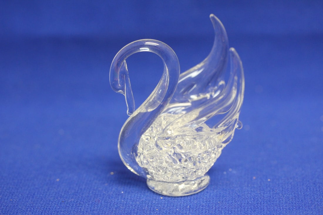 A Glass or Crystal Swan (1 of 5)