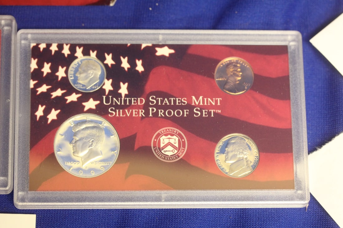 1999 US Mint Silver Proof Set - 5