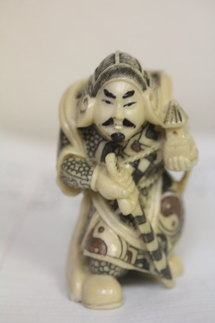 A Resin Warrior: 3 1/4" tall