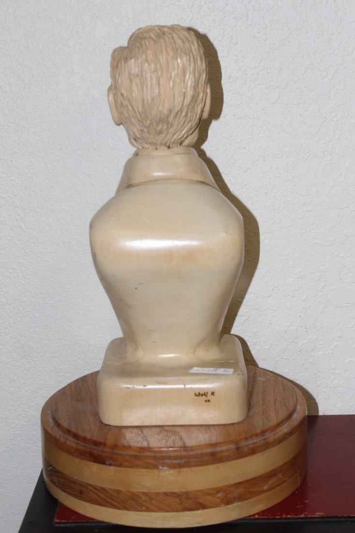 Solid Wood Abraham Lincoln Statue - 5