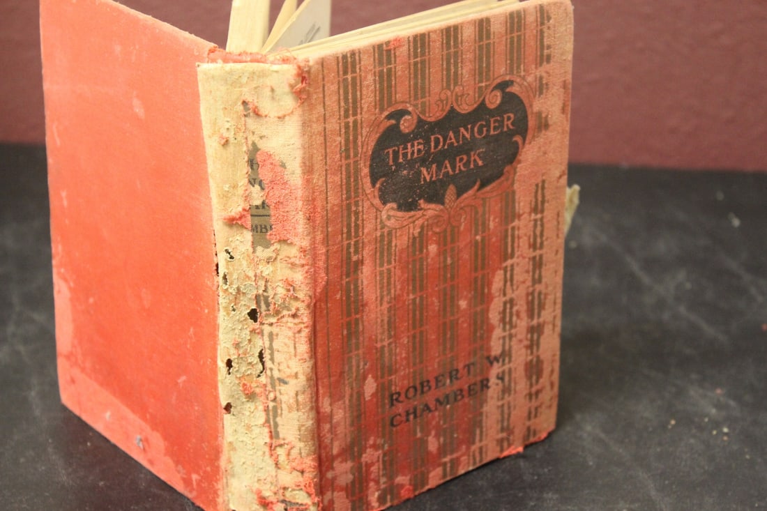 Hardcover Book - The Danger Mark: as found