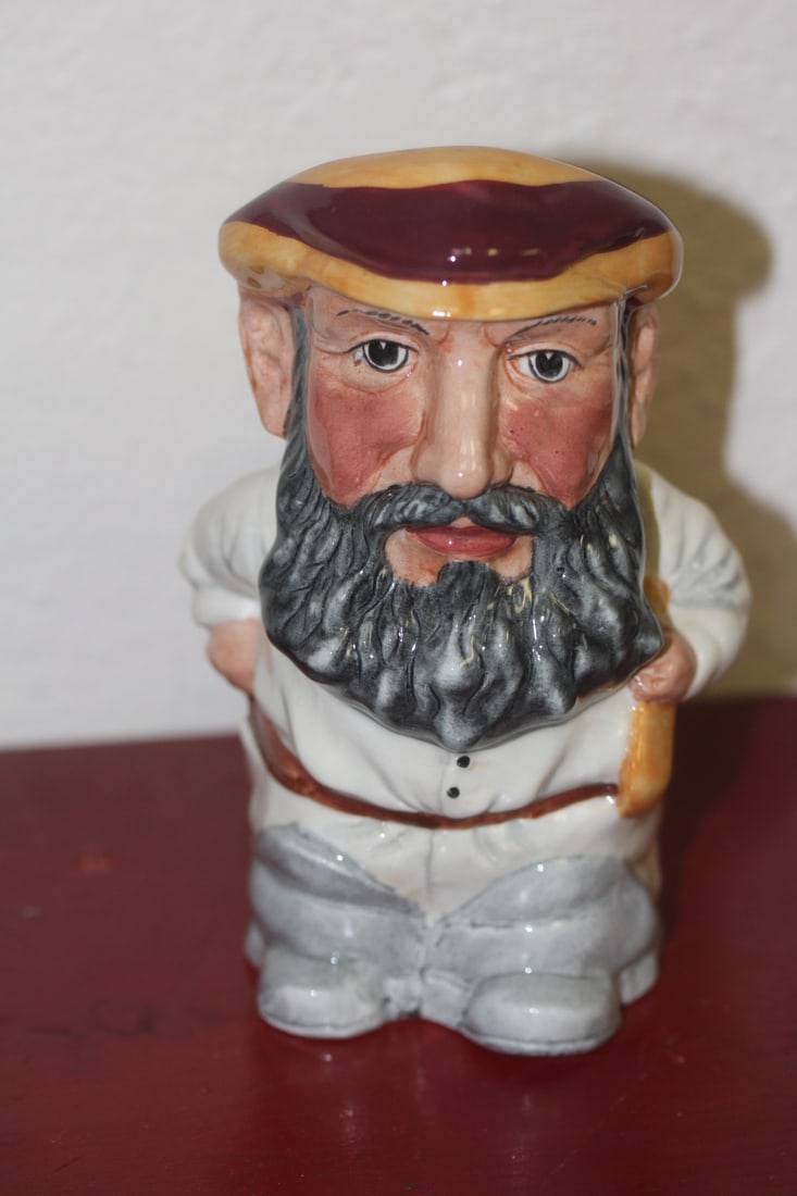 Staffordshire Character Mug: 6 1/2" tall