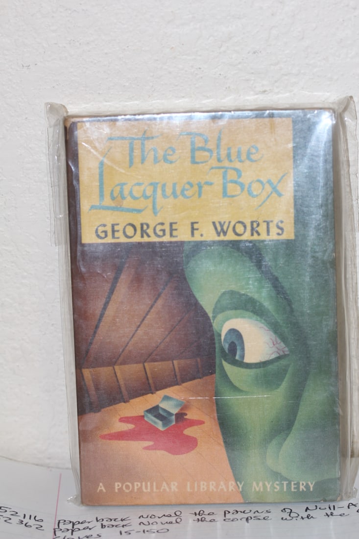 Paperback Novel: The Blue Lacquer Box: as shown