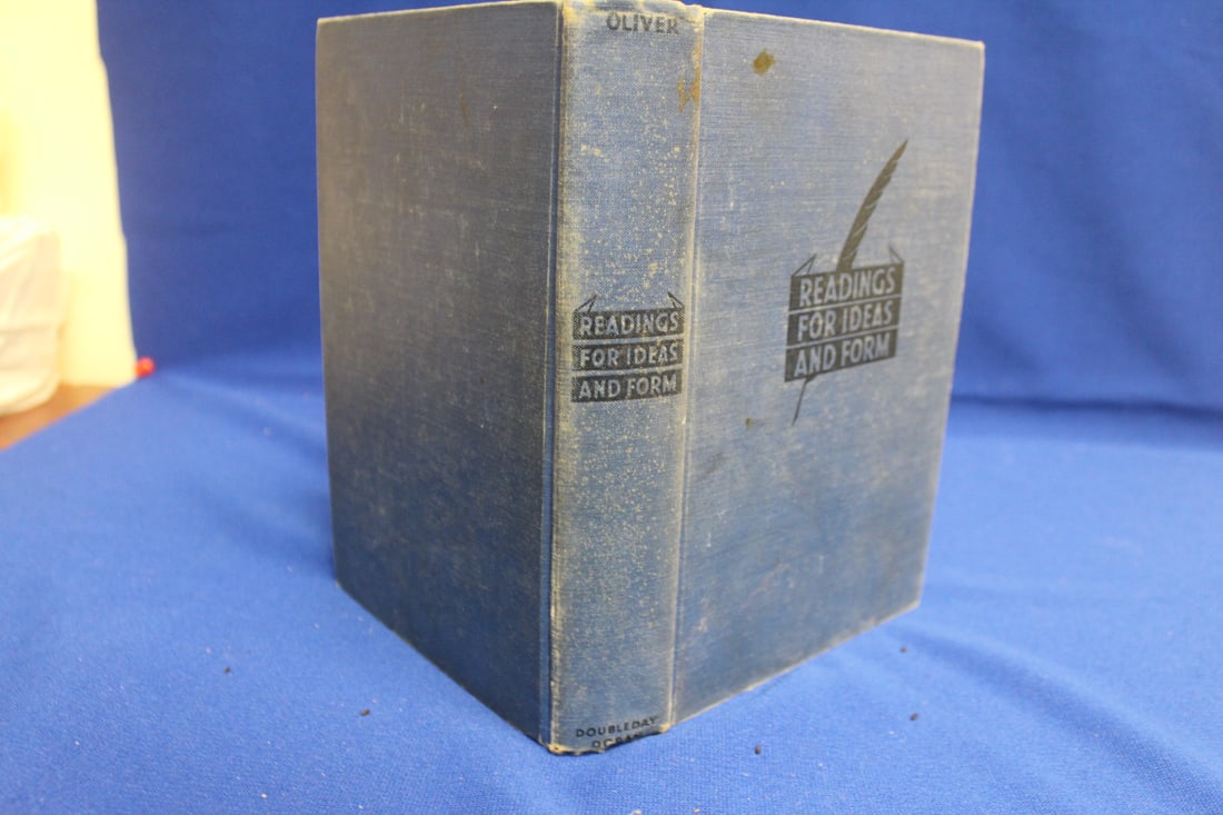Hardcover Book: Readings for Ideas and Forms: 1935 published day
