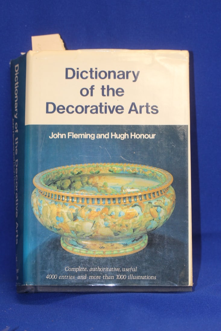 Hardcover Book: Dictionary of the Decorative Arts: as shown