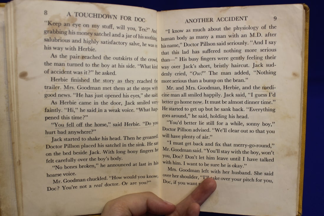 Hardcover Book: A Touchdown for Doc - 4
