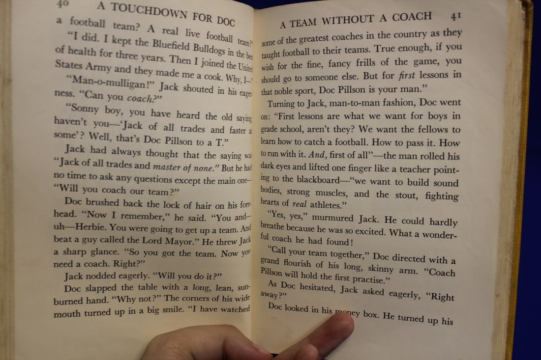 Hardcover Book: A Touchdown for Doc - 6