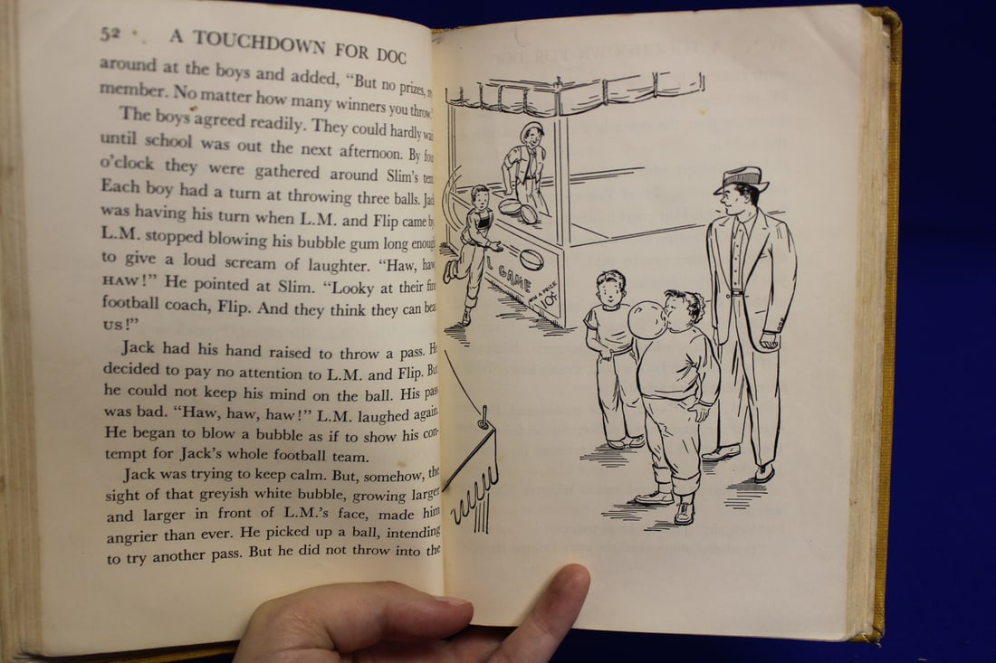 Hardcover Book: A Touchdown for Doc - 7