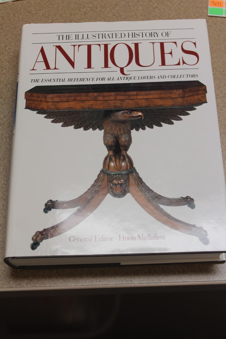 Hardcover Book:The Illustrated History of Antiques: as shown