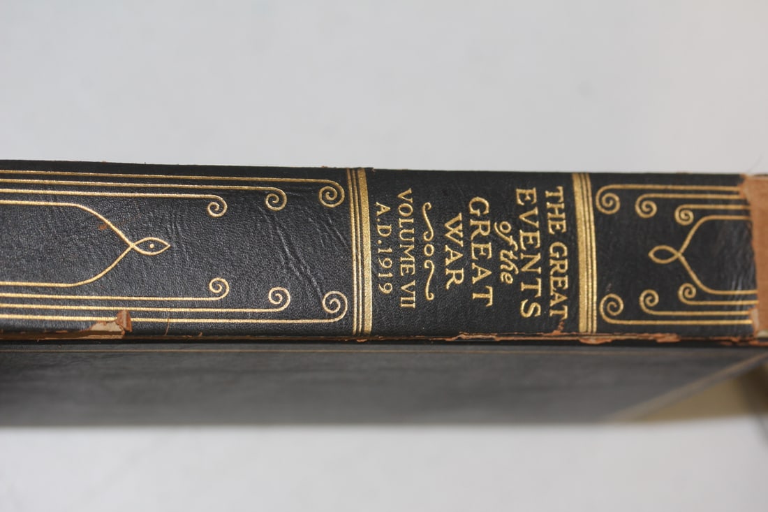 Hardcover Book: The Great Events of the Great War: volume VII - A.D. 1919 - please check images out for conditioning