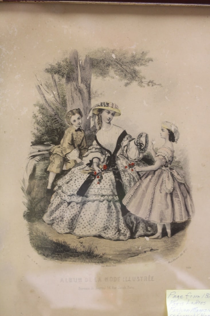 A Framed Print: please look at the images for description - overall= 13 5/8" x 10 5/8"