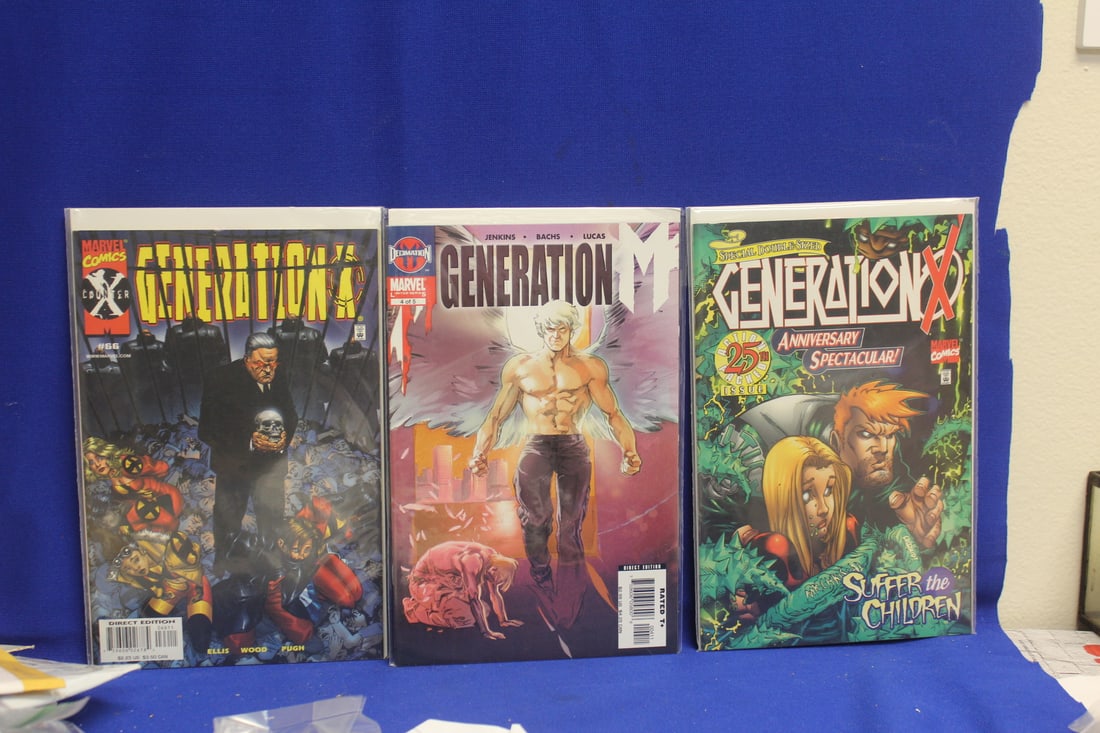 Lot of 3 Generation M/X Comics: as shown