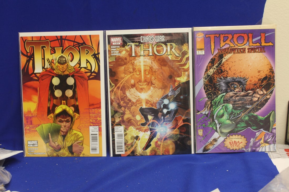 Lot Of 3 Thor Comics: as shown