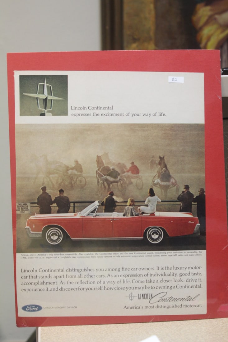Lincoln Convertible Print: from a magazine