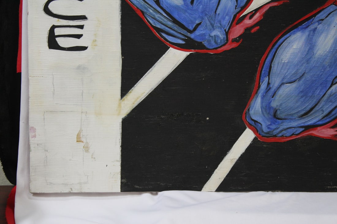 A Painted Superman Comic on Board - 11