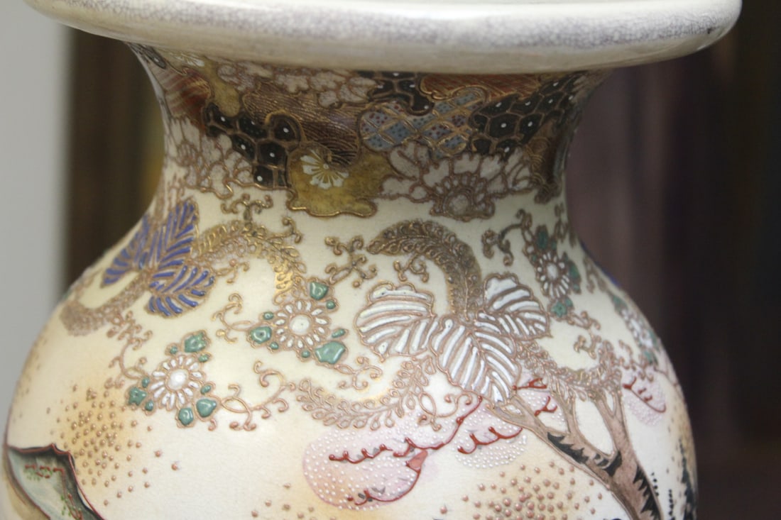 Antique Satsuma Base - 5