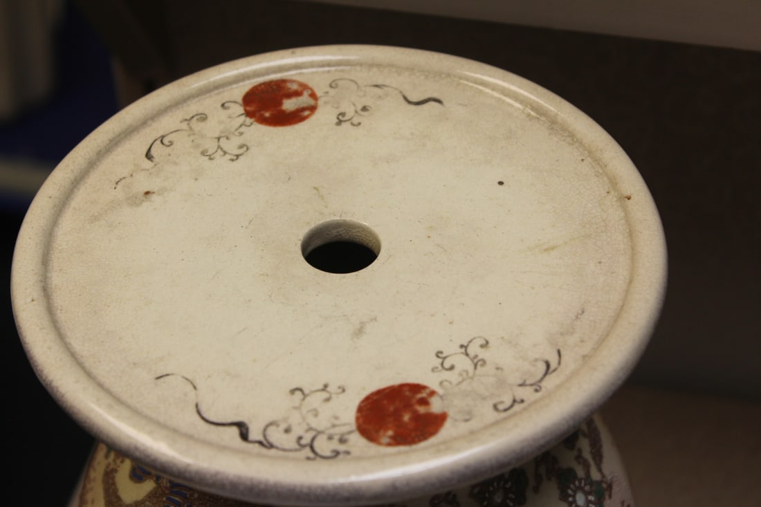 Antique Satsuma Base - 7