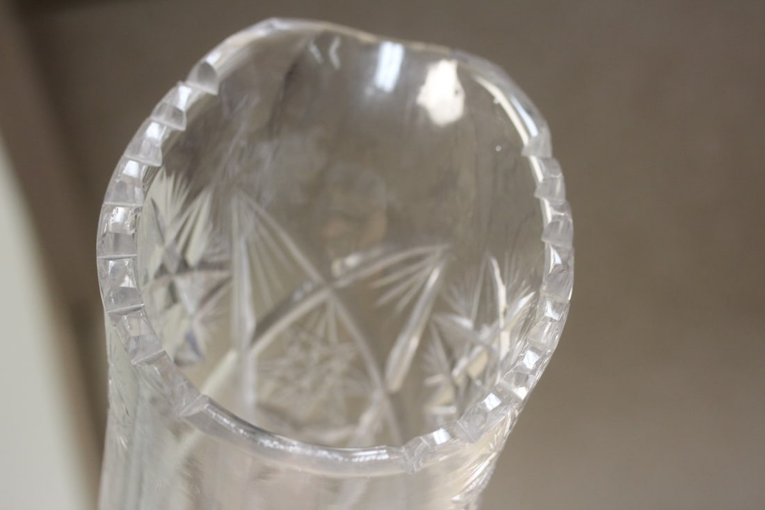Cut Glass Pitcher - 5