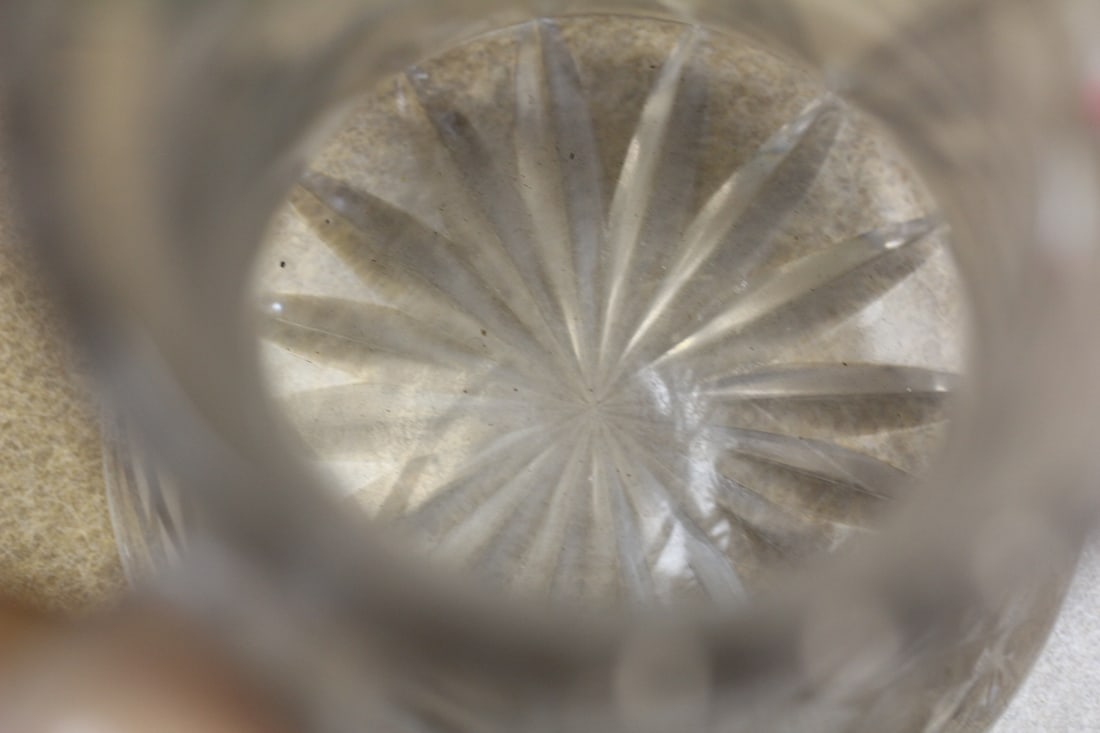 Cut Glass Pitcher - 6