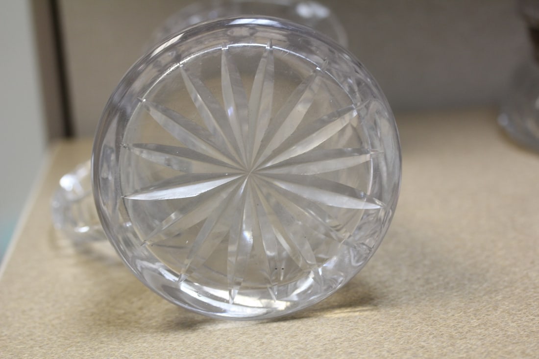 Cut Glass Pitcher - 7