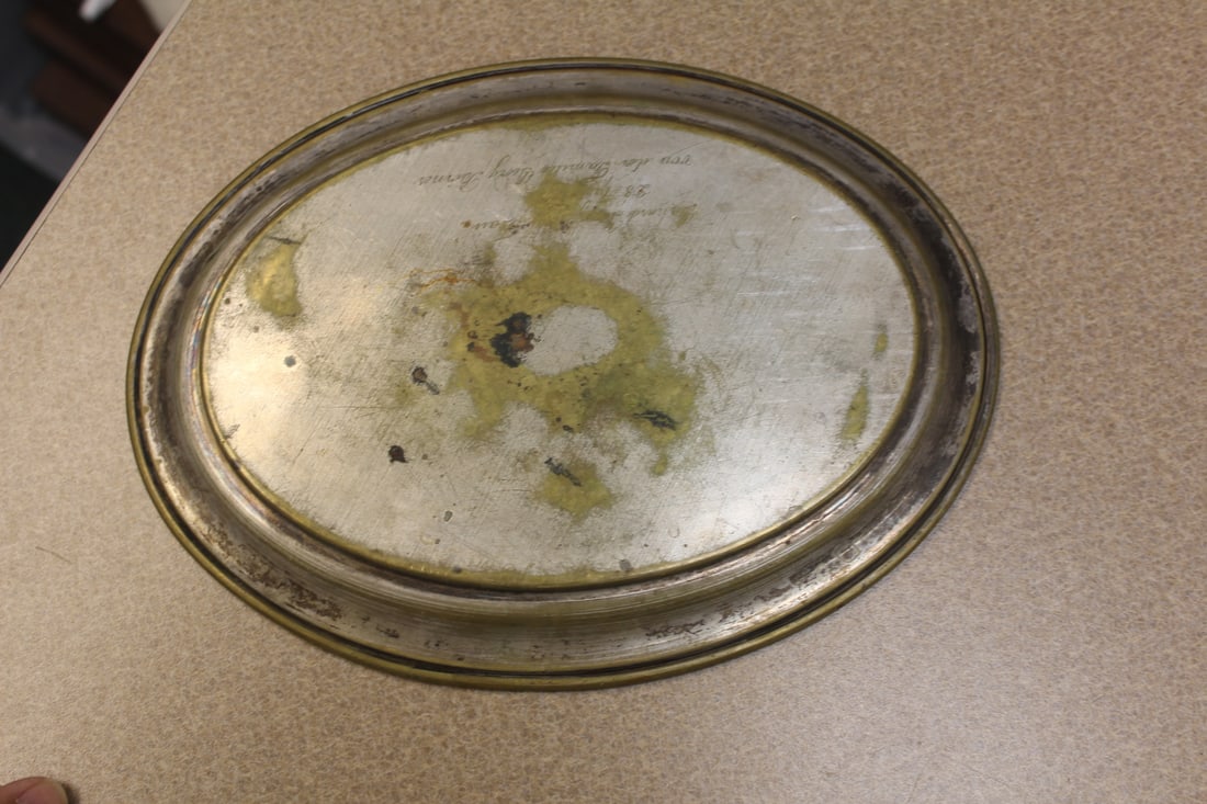 Etched Brass Tray - 2