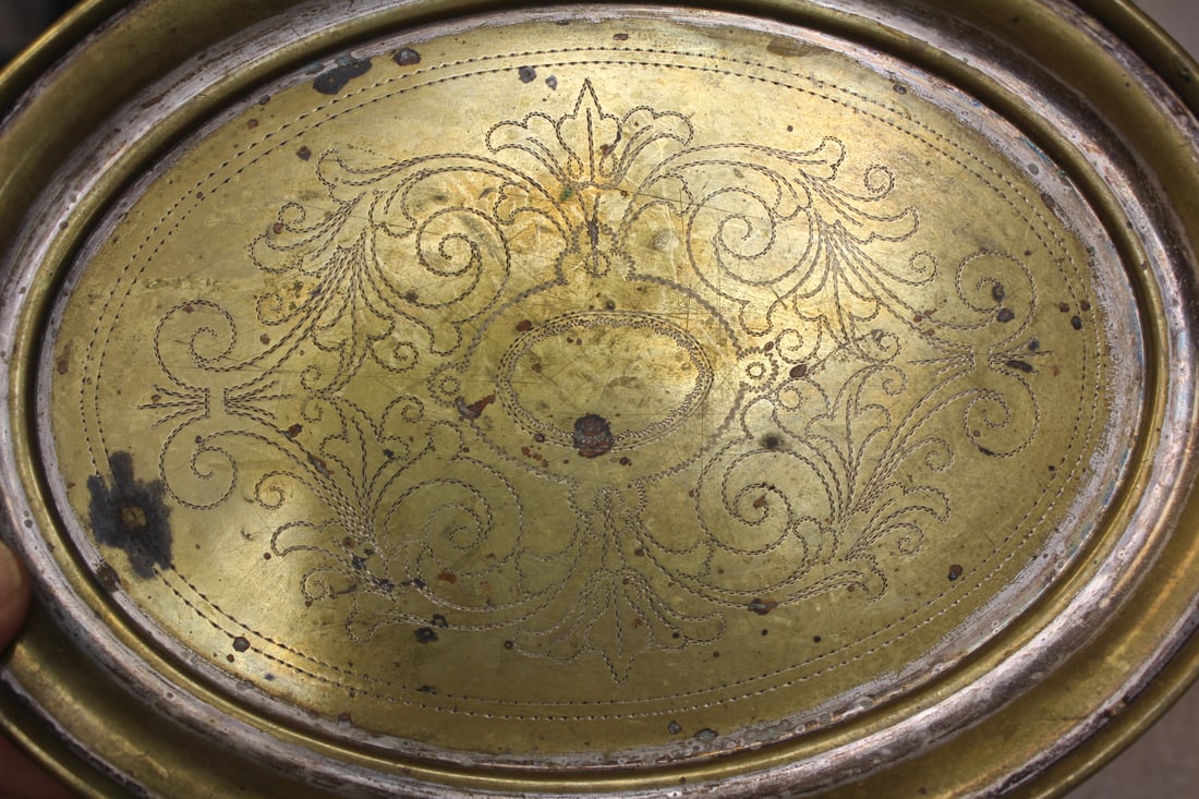 Etched Brass Tray - 4